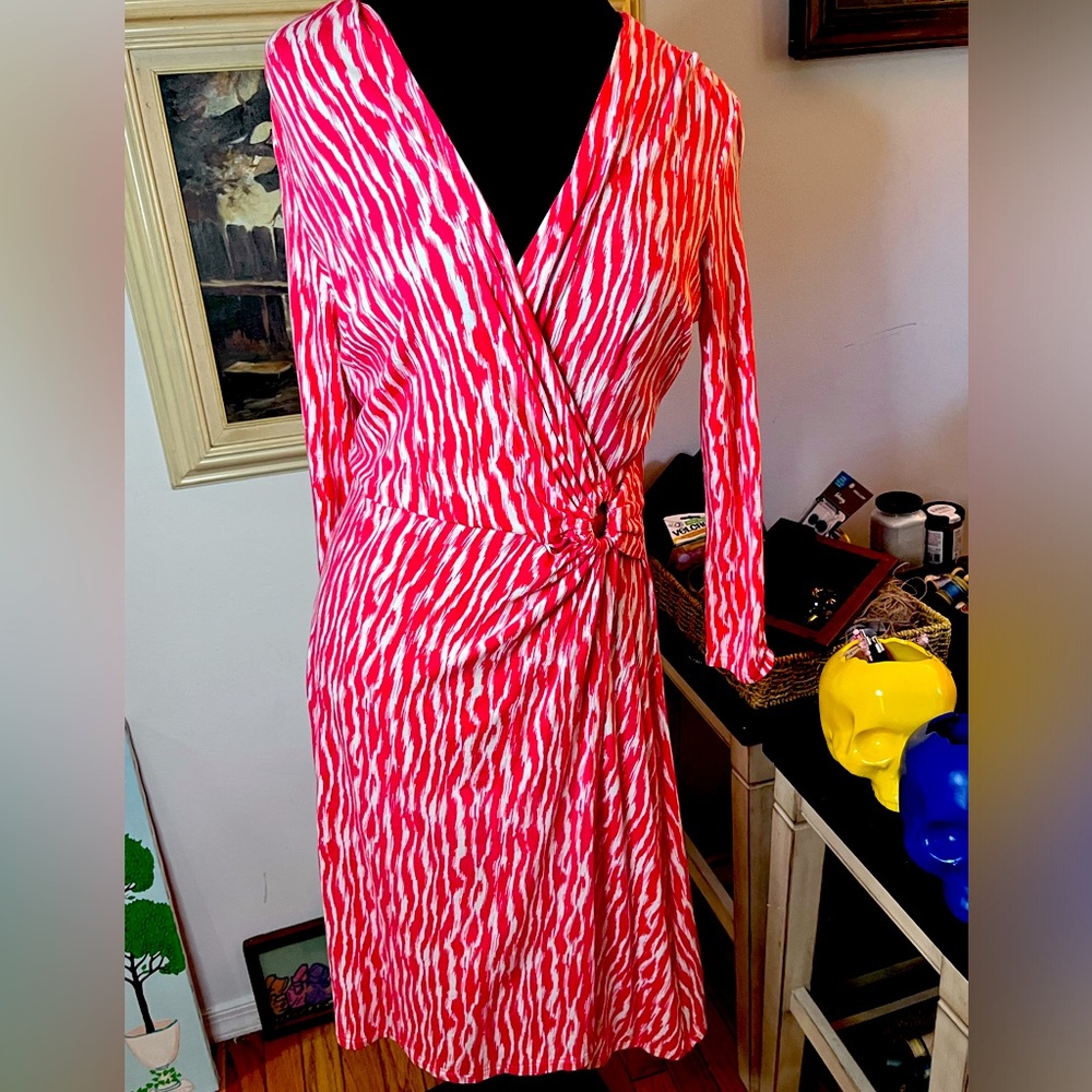 Pendleton knits wrap dress vintage